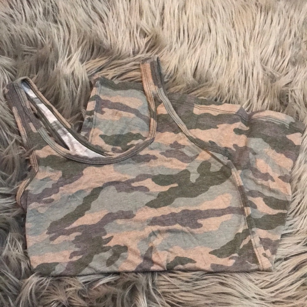 Camo tank top